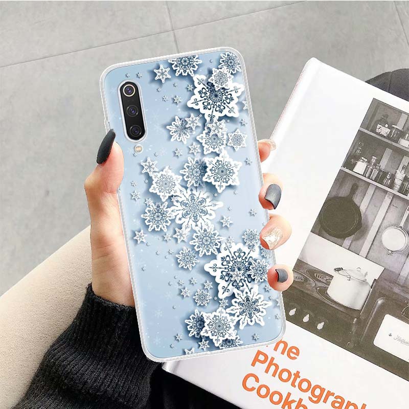 

snowflake Winter white snow Christmas Phone Case For Xiaomi Redmi Note 13 14 15 Pro Plus 12S 12 14S 11S 11E 10 10S 11 11T 5G 4G Redmi Note 12 Pro 5G