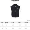 Goxo Black Greenheart Zip Up Vest