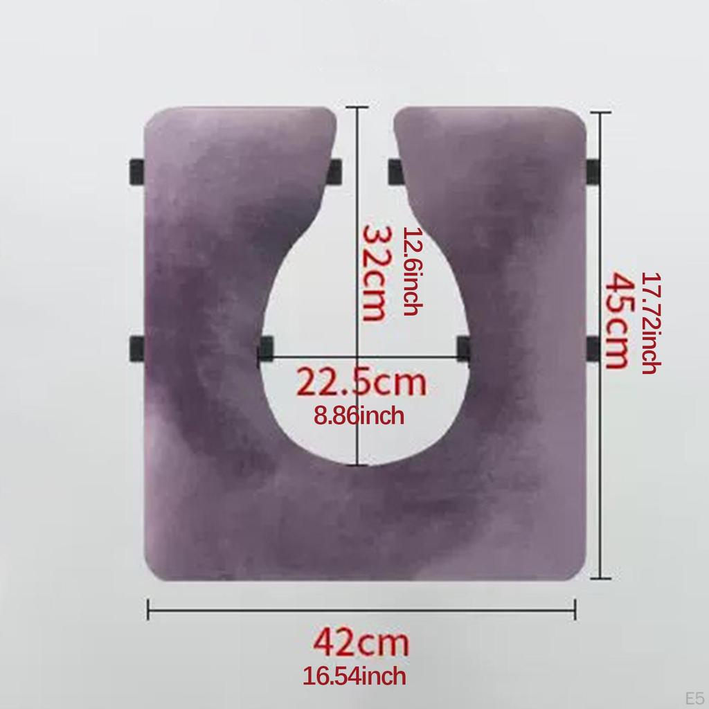 Poduszka na krzesło toaletowe przy łóżku Gruba Przenośna Zdejmowana Pokrywa Nakładka na Toaletę