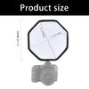 Lightweighted Octagon Camera Flash Diffuser 20cm For Professional Photographers Softening Harsh Camera Flashlights