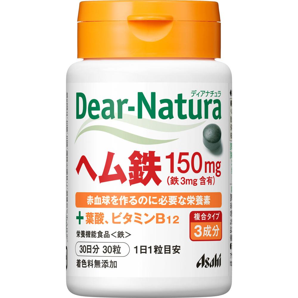 

Asahi Dear-Natura Heme Iron 30 capsules Iron supplements Mineral Iron supplements 1