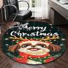 1pc Christmas Anime Cartoon Design Chair Mat - Non-Slip Carpet for Office Chairs, Festive Gift, All Seasons, Decorative Rug for Home, Living Room, Bed
