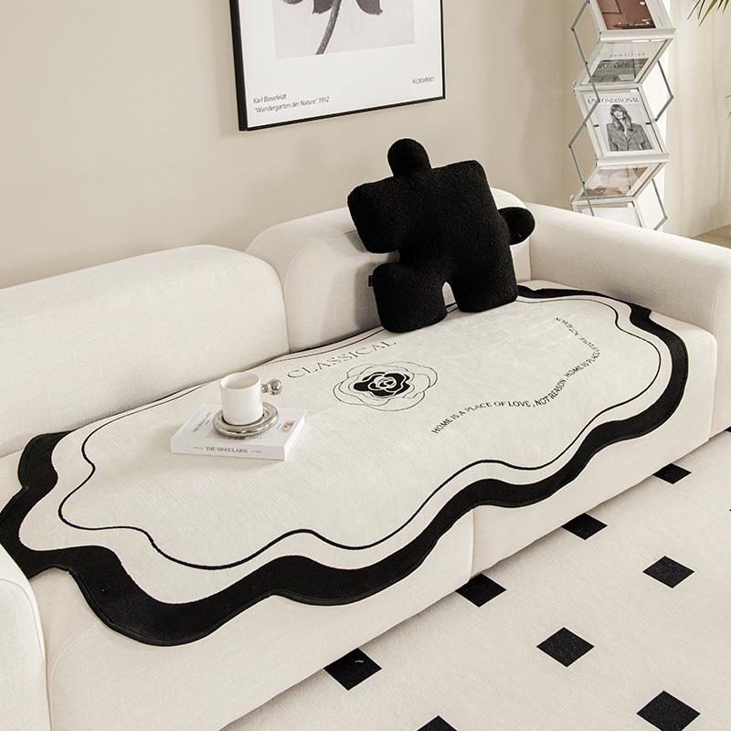 Irregular Special-Shaped Sofa Cushion, Universal In All Seasons, New  High-Grade Leather Sofa Cover, Non-Slip Cover Cloth Towel