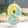 Creative Design Cute Cartoon Pacchard Dog Digital Candle Birthday Cake Decoration Digital Candle Atmosphere