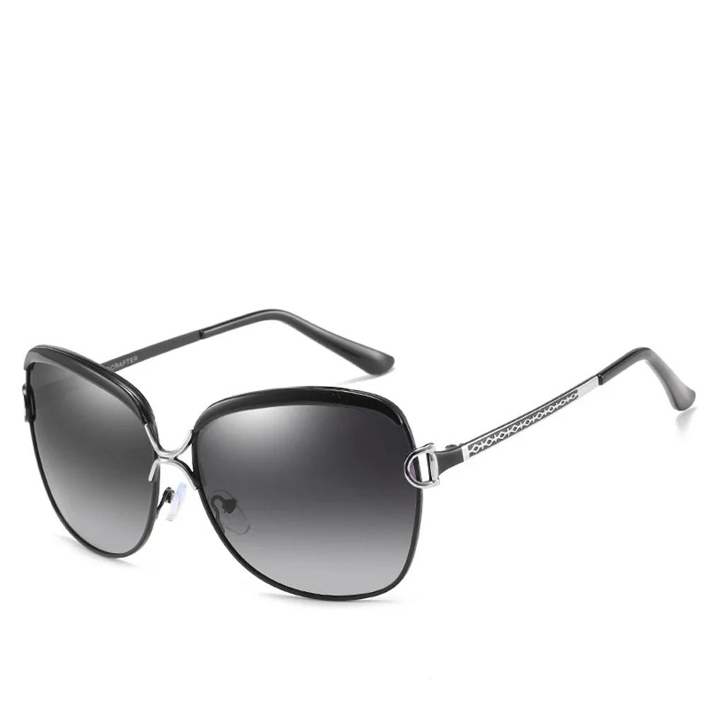 

Polarized Square Sunglasses For Women Gradient Lens Round Sun Glasses Luxury Brand As Picture