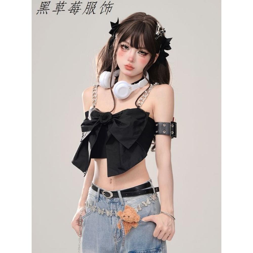 High-waisted Ripped Workwear Jeans for Women New Style with Loose Ribbons Straight-leg Washed Floor Mopping Pants Old Fashion