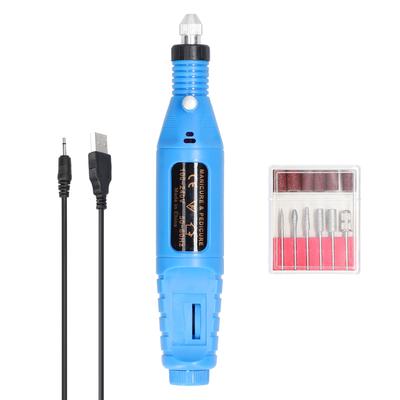 USB Power Supplys Handheld Mini Electric Grinder Nail Gelatum Removing Tool Manicure Machine Speed