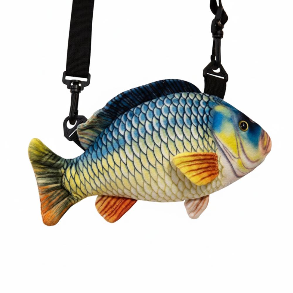 Ocean Animal Simulation Fish Plush Toy Bag Cartoon Fish Plush Crossbody Bag  Kids Toy