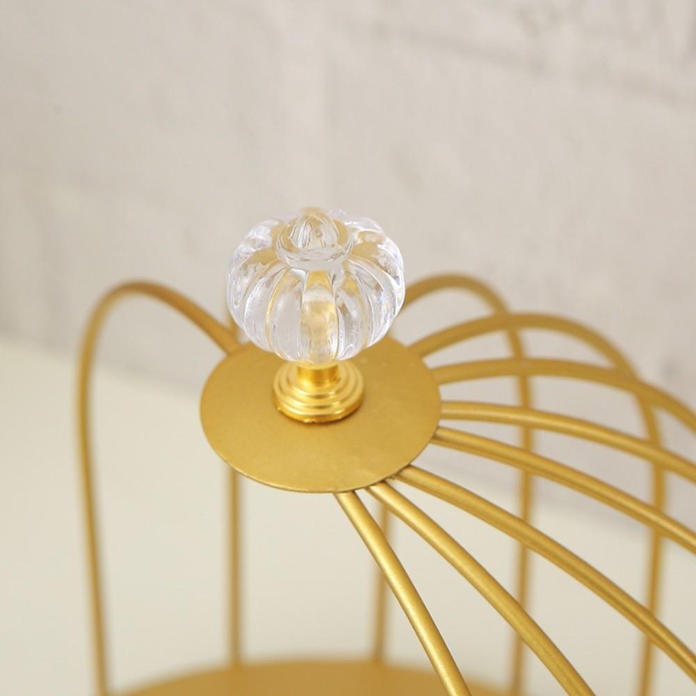 Easy To Clean Bird Cage Jewelry Rack Large Capacity Desktop Display Stand Wedding