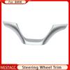 ABS Chrom Auto Lenkrad Abdeckung Zierleiste Dekoration Aufkleber für BMW 3er F30 F34 320 328 2013 2014 Styling
