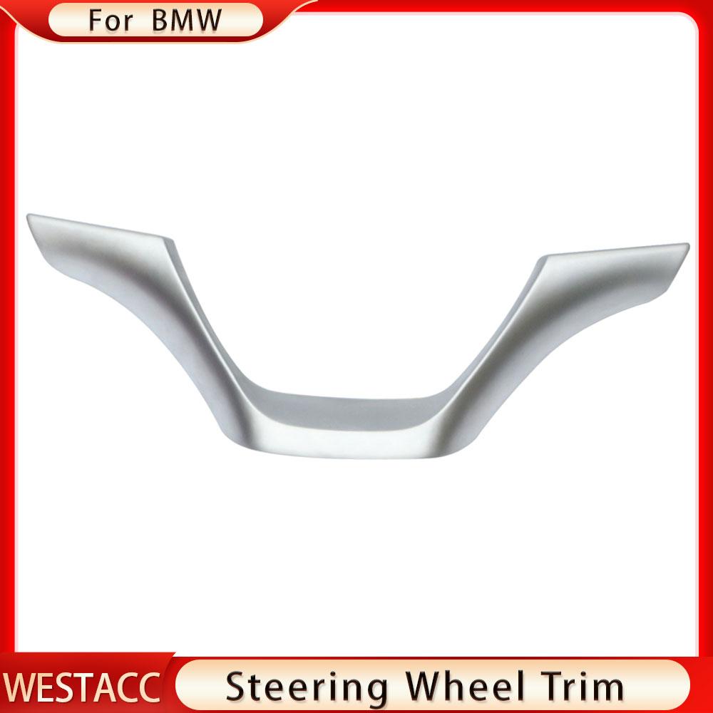 ABS Chrom Auto Lenkrad Abdeckung Zierleiste Dekoration Aufkleber für BMW 3er F30 F34 320 328 2013 2014 Styling