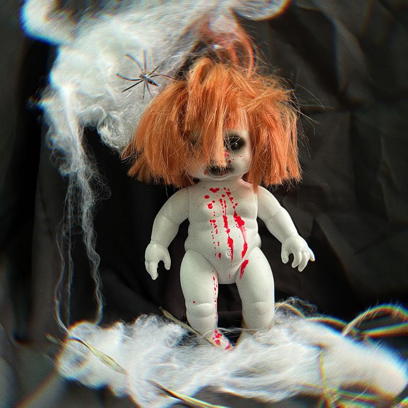 Horror Ghost Baby Hanging Doll Halloween Bar Ghost Courtyard Horror Doll Prop Ghost Festival Happy Halloween Day 2025 Decoration