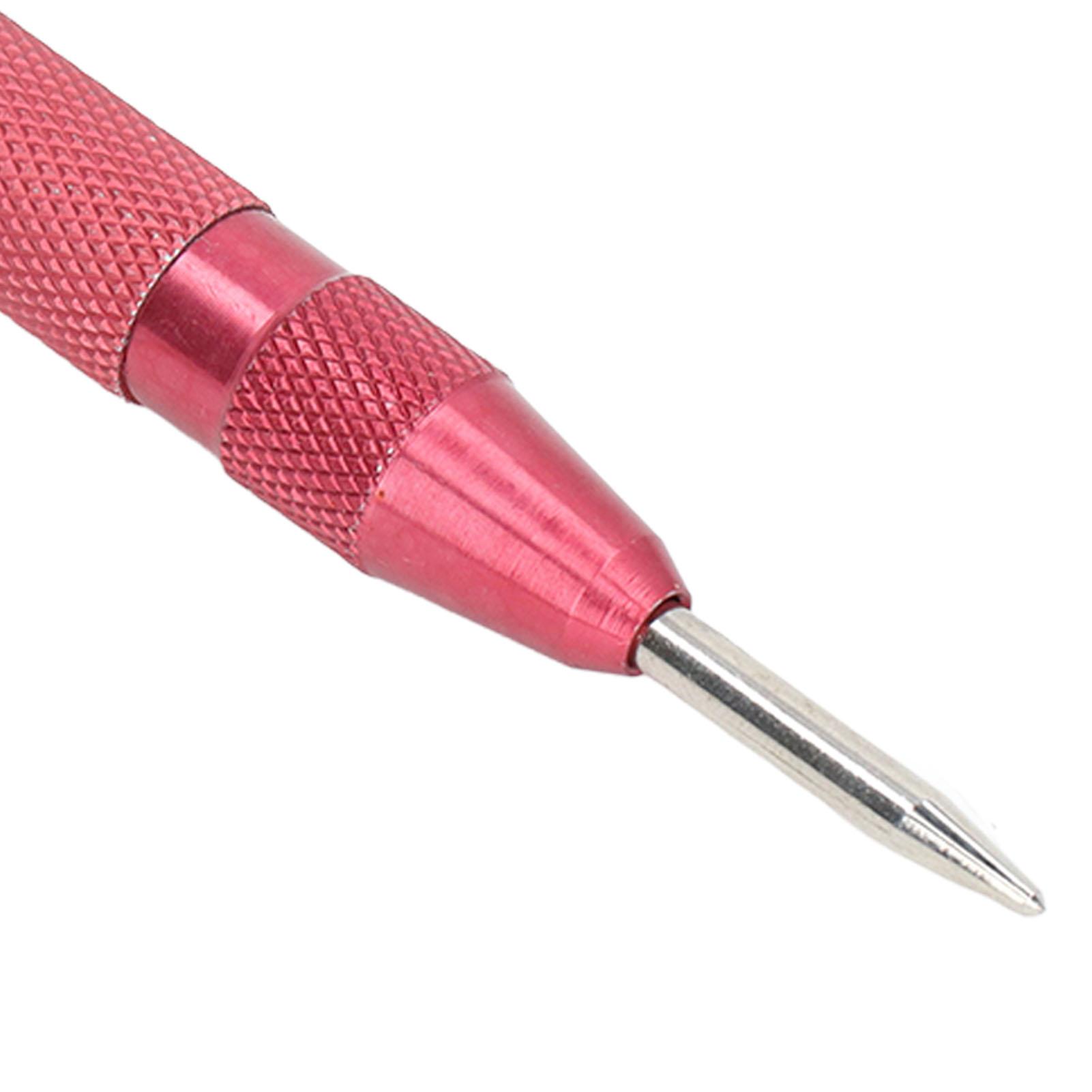 Center Punch Set Automatic Hole Puncher Hand Tool for Metal Wood Window Glass 5in