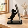 Compact Phone Organizer 3D Printed Cute Puppy Stand, Mobile Holder for Most Smartphones, Unique PLA Smartphone Support Desktop with Stable Base