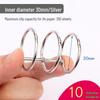 Six-Hole Metal Binder Rings - Multi-Hole Loose Leaf Binding Clip