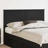 Headboard in Black Oak Look 140 cm Particleboard