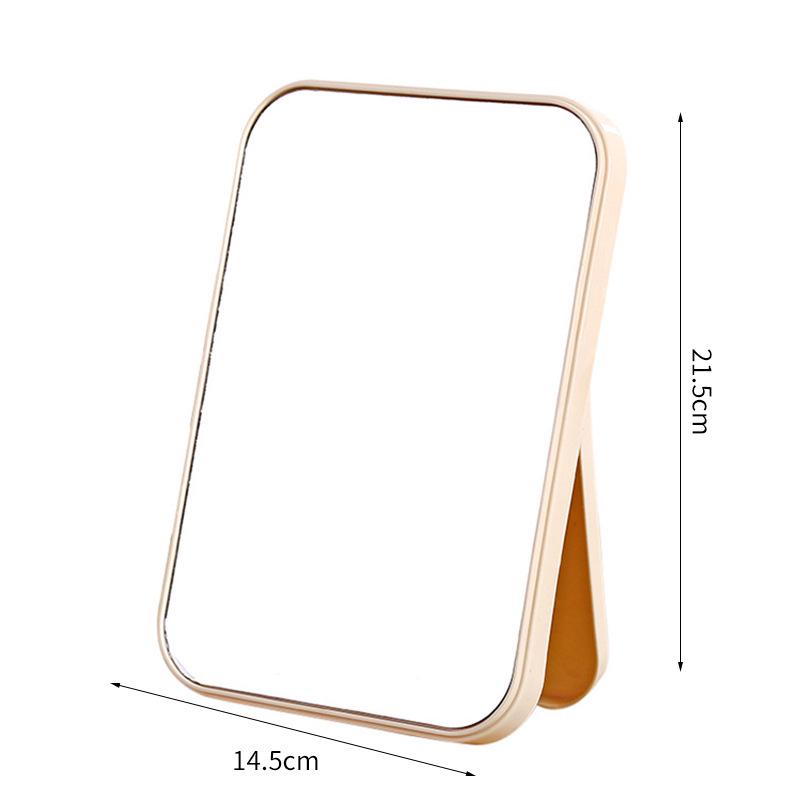HD Square Folding Portable Makeup Mirror - Minimalist and Elegant Design