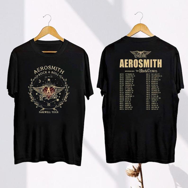 Aerosmith Peace Out Farewell Tour 2026-2026 T-shirt Aerosmith Fan Gift Aerosmi XL