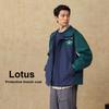 Li-Ning Lettuce Edge Water-Resistant Windbreaker With Hood Unisex Outerwear Reflection-Blue Deep-Navy-Blue Off-White AFDU927-1