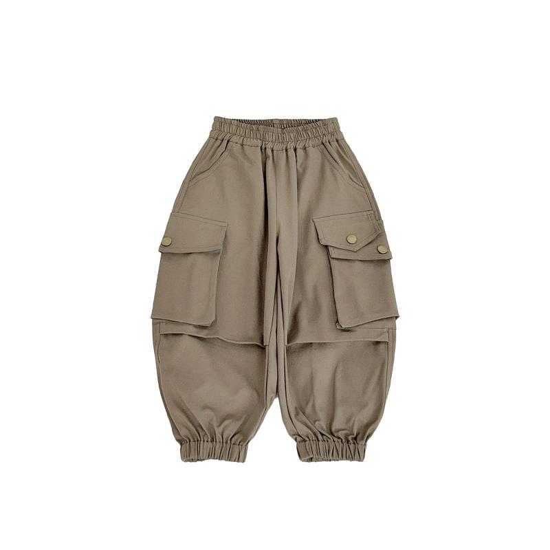 Kids  Polyester Cargo Pants 130