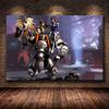 Overwatch Online Game Poster HD Canvas Painting Wall Art Modern Living Room Bedroom Boys Room Dormitory Game Room Cuadros Decor