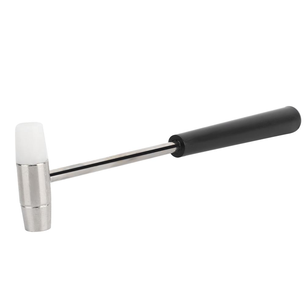 Tragbarer Mini-Metalldoppelkopf-Schmuckuhr-Reparaturhammer DIY-Reparaturwerkzeug (#B)