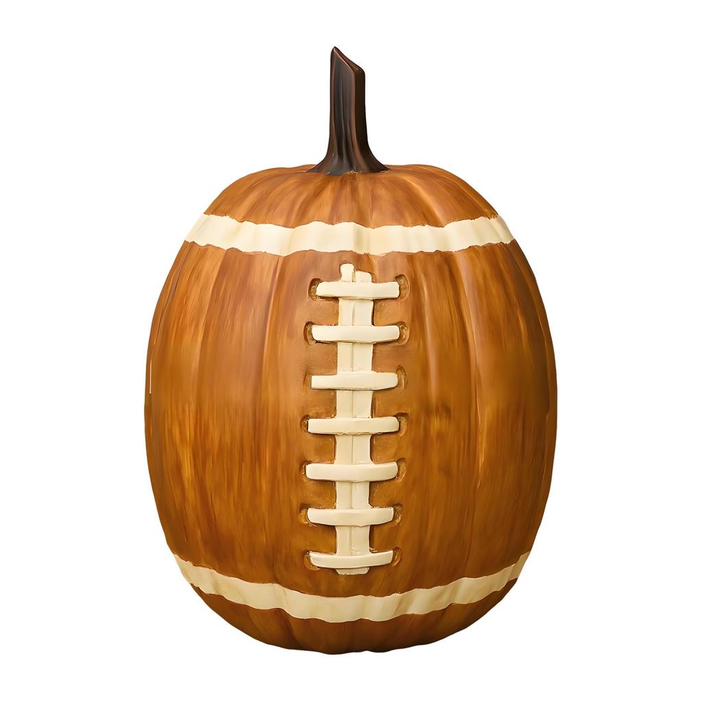 Football Pumpkin Halloween Decoration