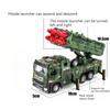 1:32 Scale Missile Vehicle Model Car Toy Movable Parts Doors Opened Alloy Military Vehicles Models Toys Table Top Decoration