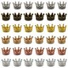 20pcs 1cm Crown Charms Pendants, Antique Silver Gold Rose Gold Metallic, DIY Jewelry Craft Supplies for Necklace Bracelet JXB