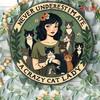 Never Trust Crazy Cat Lady Vintage Metal Sign Wall Decor Bar