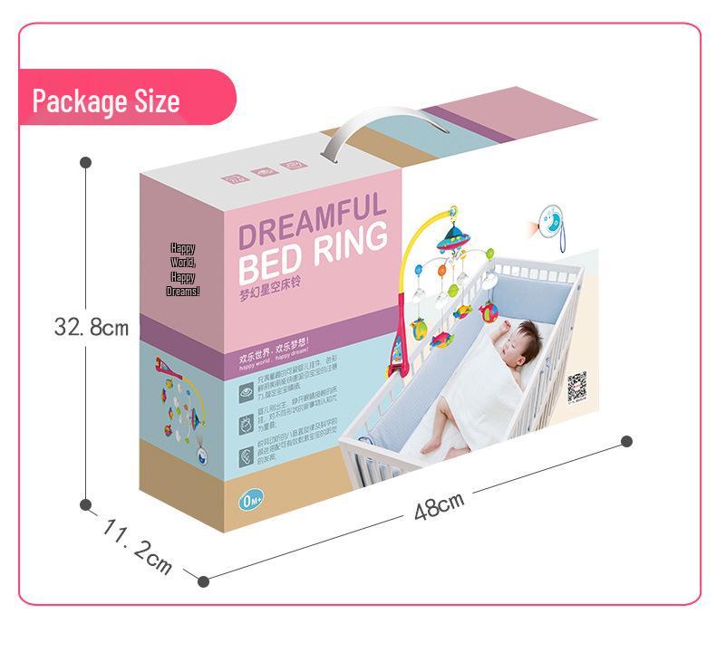 Free Shipping: Musical Rotating Crib Mobile with Projection for Newborns and Babies (0-1 Year)