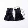 White Black Fake Cuff Detachable Wrist Cuff New False Sleeve Cuffs