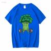 Broccoli Deadlift T Shirt Vegan Vegetarian Workout Gym Weightlifting Weightlifter Deadlifting Veggie Vegetable Vintage Washed