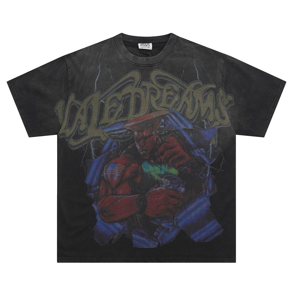 V555 Vale Forever GUILE TEE Summer Street Trendy T-shirt