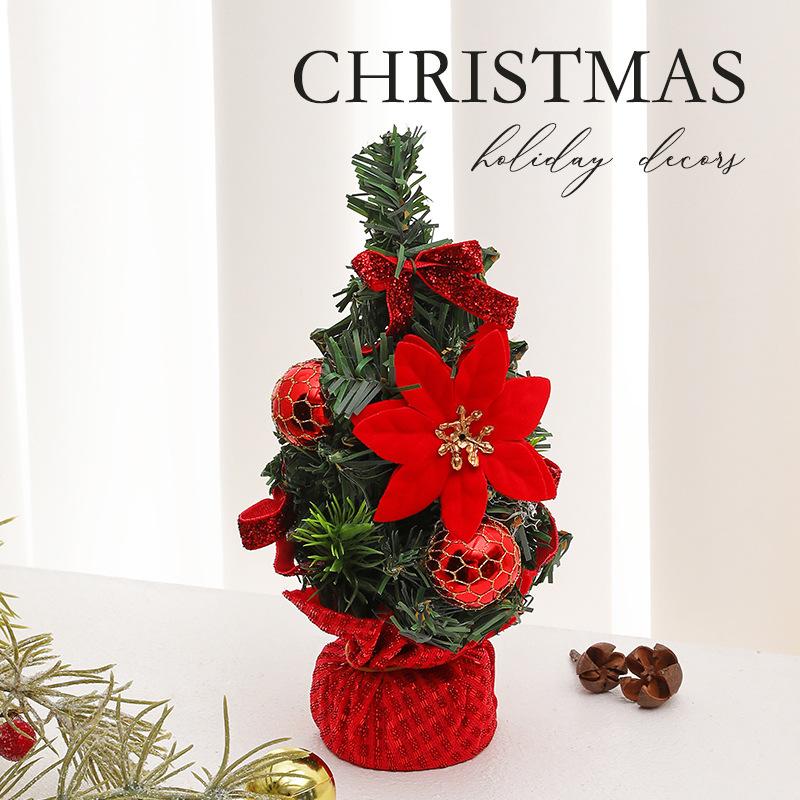 Mini Albero di Natale Articoli Decorativi da Tavolo di Natale Ornamenti per Albero di Natale