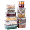 Ru Han Transparent Plastic Food Storage Container Set