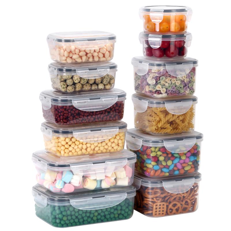 

Ru Han Transparent Plastic Food Storage Container Set
