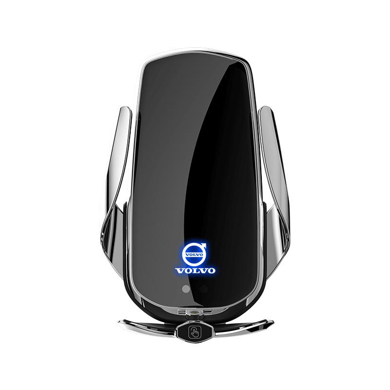 Volvo XC60/S90/V90/S60/V69 için Uyumlu Manyetik Kablosuz Hızlı Şarj Cihazı ve Telefon Tutucu