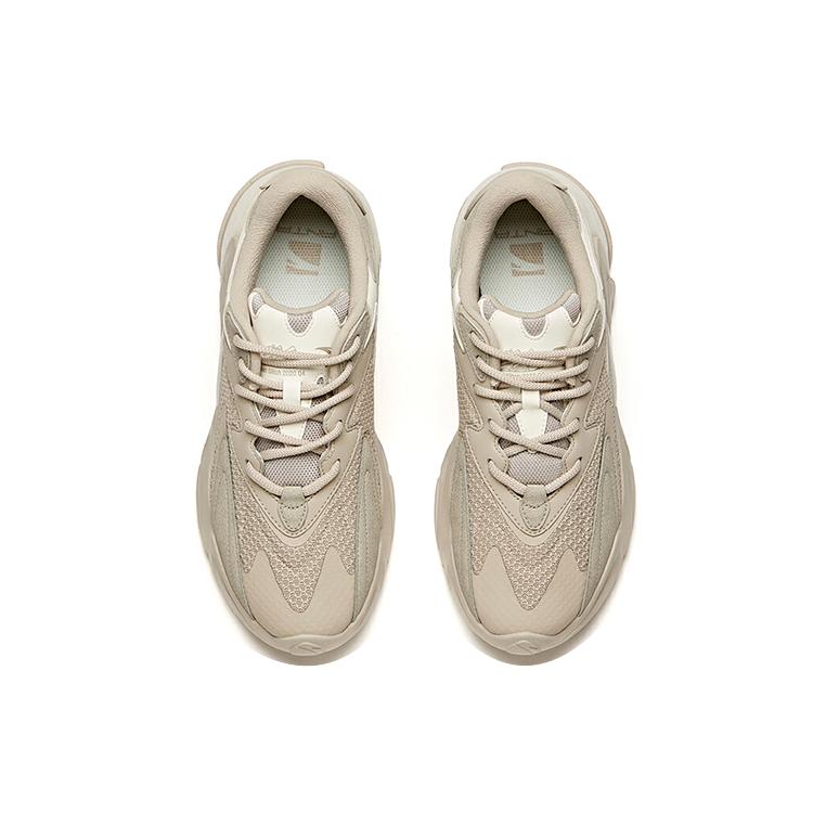 New Anta Pulse Slip Resistant, Abrasion Resistant, Lightweight Low Top Skateboard Shoes Men's Gray 912048850-3