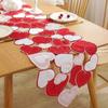 Valentines Day Table Cloth Engagement Party Background Decorations for Home Festival Dining Table Decorations