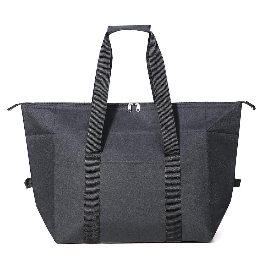 Large-Capacity Folding Insulated Picnic Bag - Portable, Aluminum Foil, Fresh-Keeping, Outdoor Use