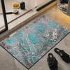 Bathroom Anti Slip Absorbent Mat with Luxurious Marble Pattern Toilet Quick Drying Floor Mat Bathroom Rug Toilet Mat