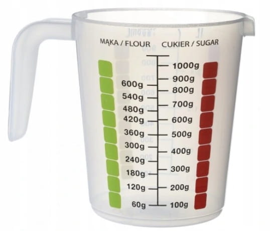 Kitchen Measuring Jug 1 L Plastic