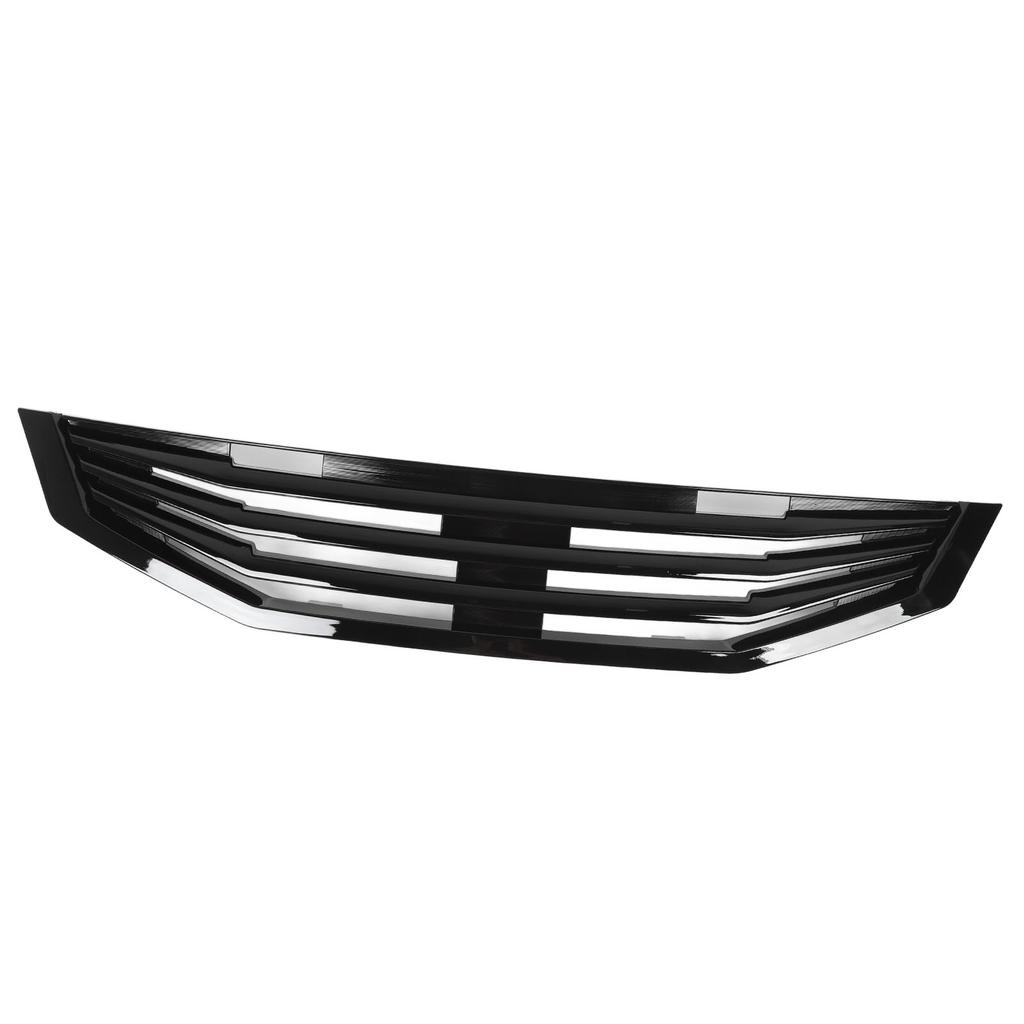 Gloss Black Front Bumper Grille Grills For Coupe 2 Door Pre Facelift 2008 To 2010 US Spec