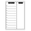 Plan Notepad Magnetic Fridge Stickers Grocery List Week Planner INS Memo Magnetic Sticker  Schedule