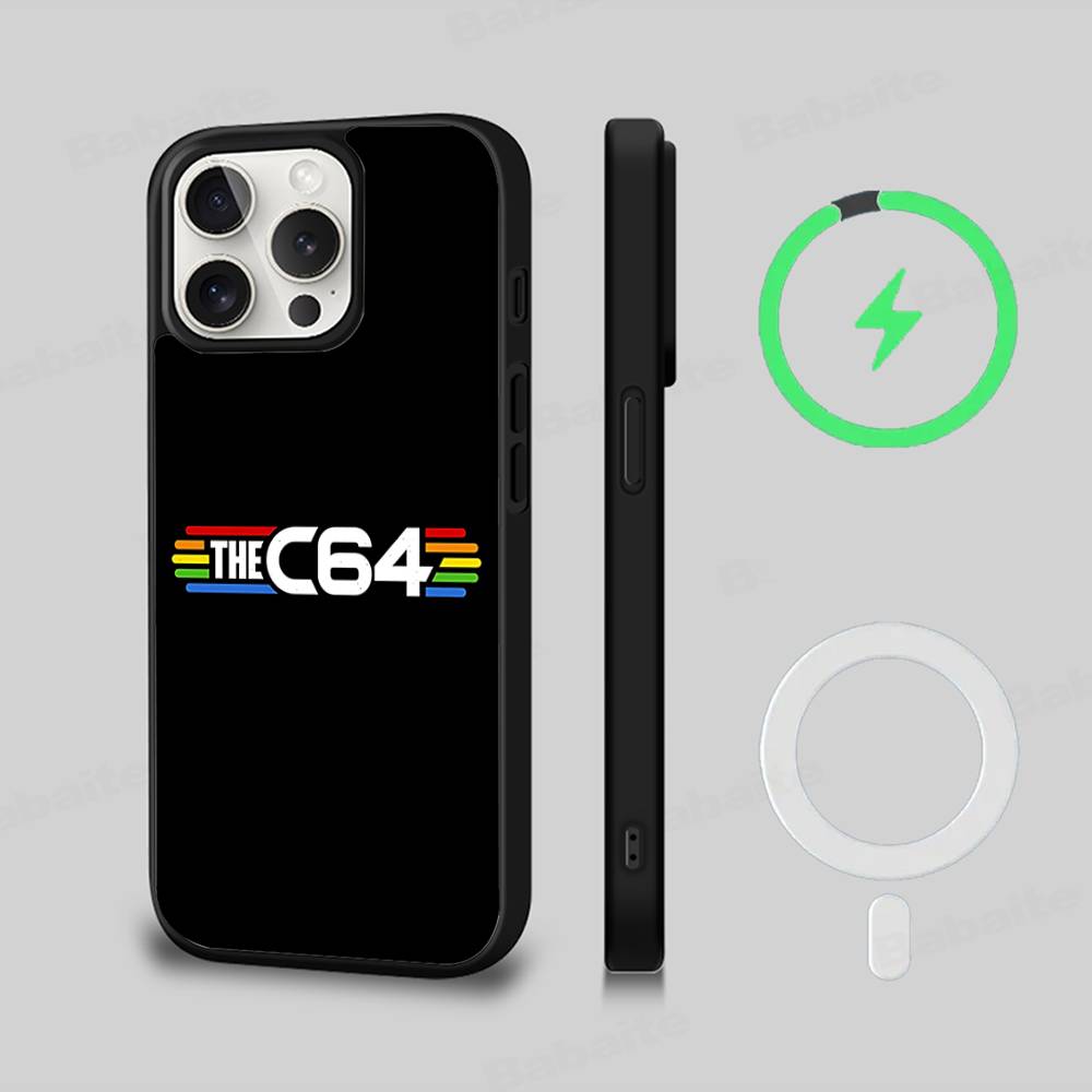 C-Commodore 64 Phone Case For IPhone 17 Air 16 15 14 13 12 11 Pro Max Plus For Magsafe Wireless Charge Cover