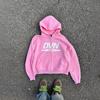 Unisex Hooded Sweatshirt With Letter Print Streetwear Casual Pullover Fall