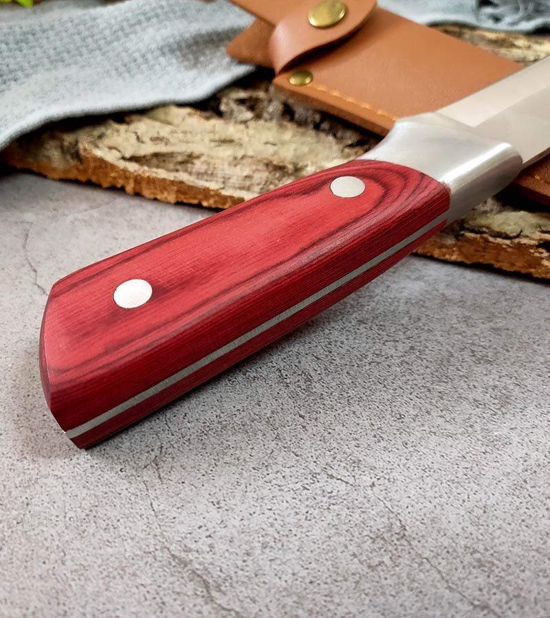 Edelstahl Küchenmesser Kochmesser Fleisch Obstmesser Kochmesser Scharfes Messer Jagdmesser Angelmesser