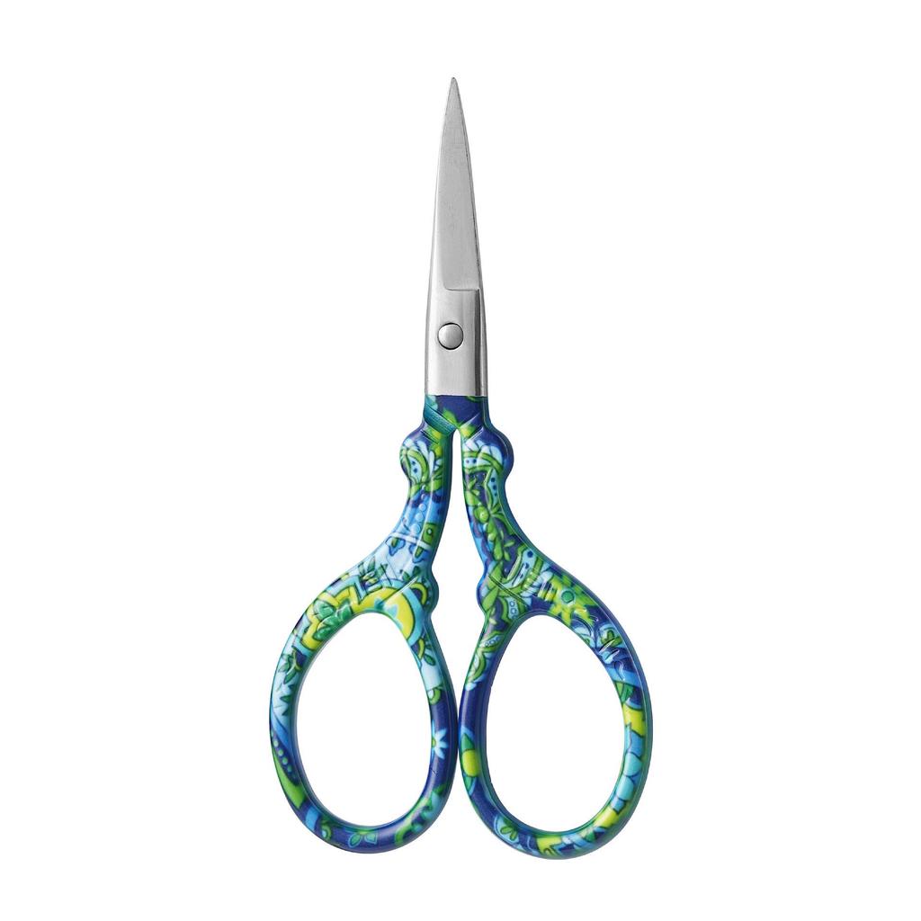 Retro Phoenix Stainless Steel Crane Scissors for Embroidery, Tea, Thread, Household, and Eyebrow Trimming.