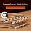 Corde per Chitarra Acustica Alice Folk - Set Completo da 6 (Corde 1ª, 2ª, 3ª come Singole)